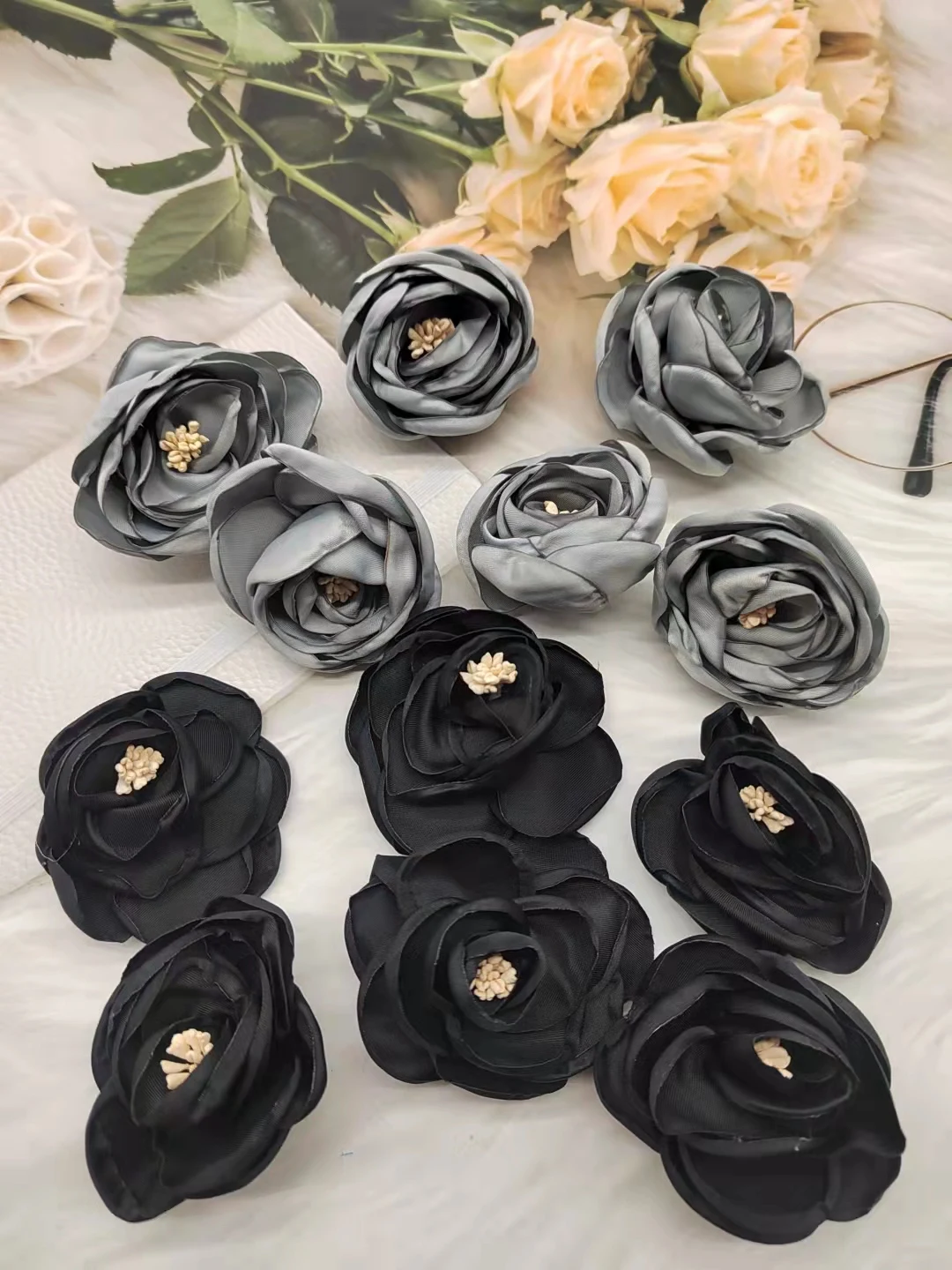 6 шт. искусственные цветы 3D для украшения дома