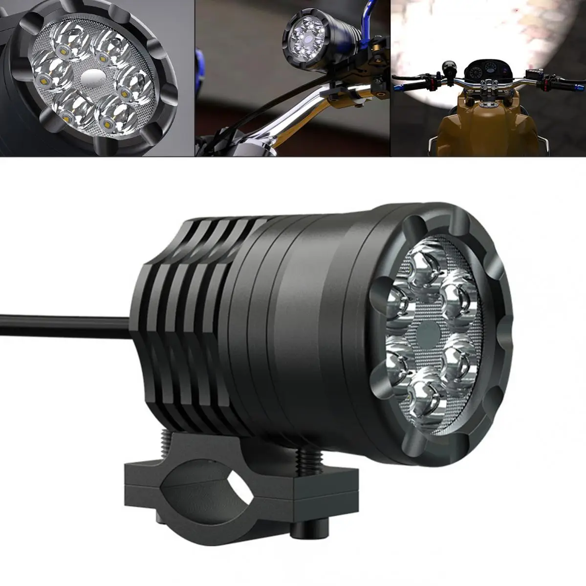 

Универсальные мотоциклетные прожекторы, 30 Вт, 12-80 в