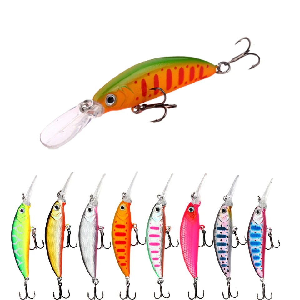 Приманка рыболовная миниатюрная гольян 7 см 5g для плавания реалистичные качели