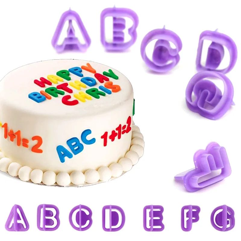 DIY 40 шт. резак для помадки инструменты украшения торта пластиковые формы кекса