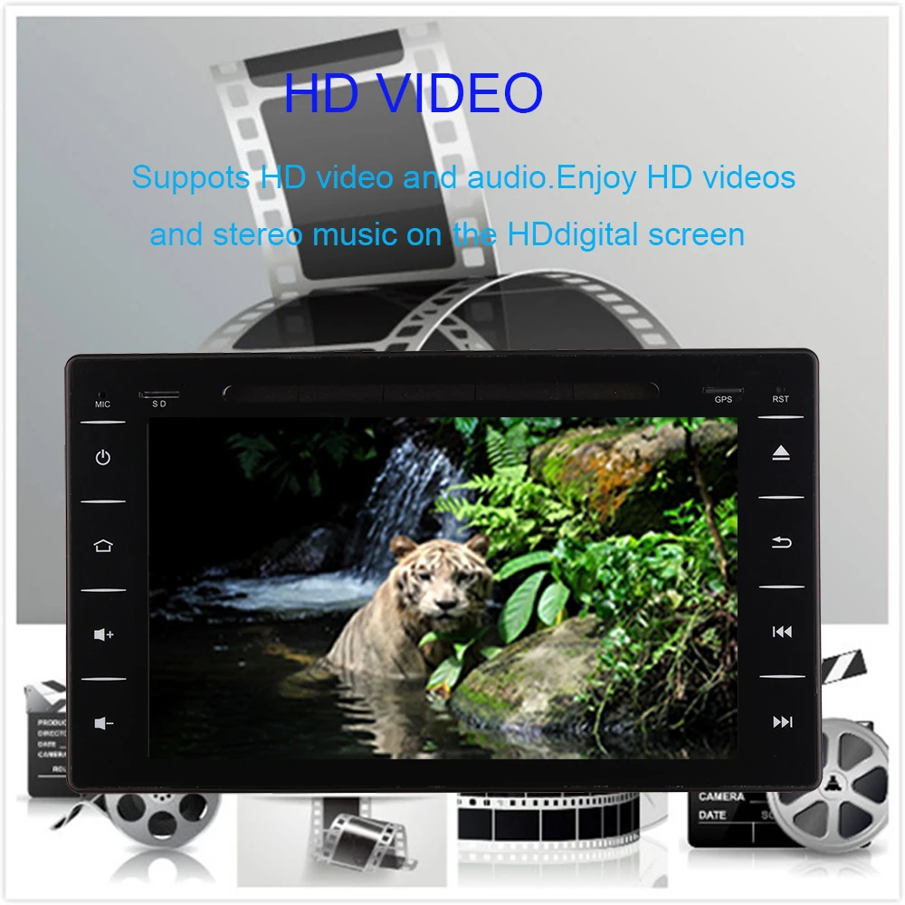 Car GPS Navigation Android 10.0 For TOYOTA Hilux 2016-2022 Auto Radio Stereo CD DVD Player with Bluetooth WiFi Mirror Link | Автомобили и