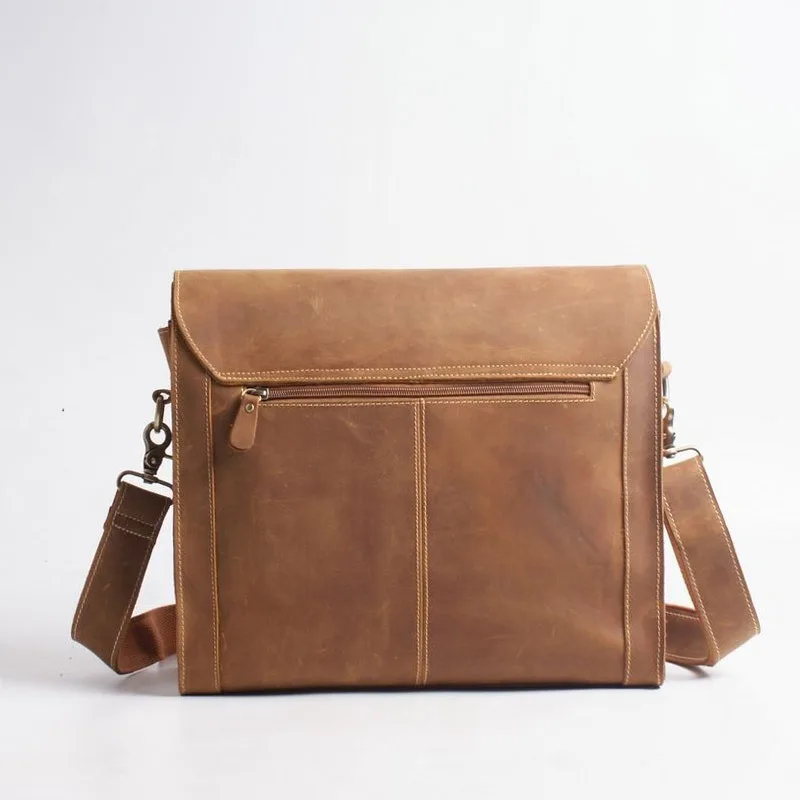 Сумка мессенджер на одно плечо новинка Crazy Horse кожа ручная работа замша