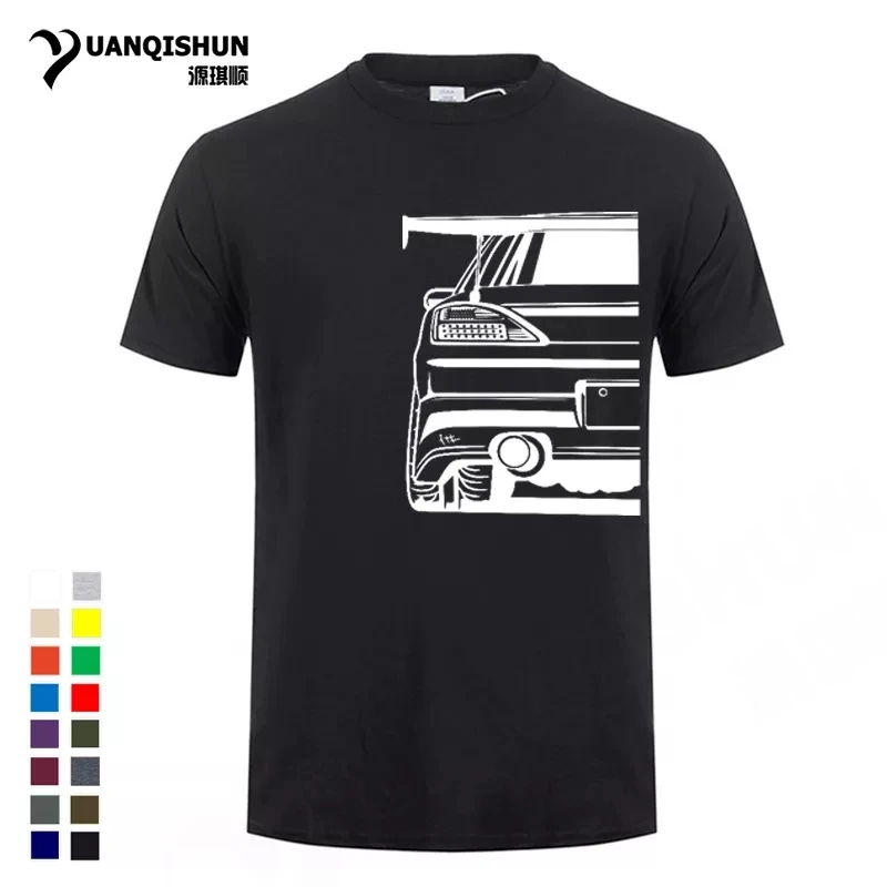 Модная дизайнерская мужская футболка Nissan Silvia S15 с графическим принтом в японском