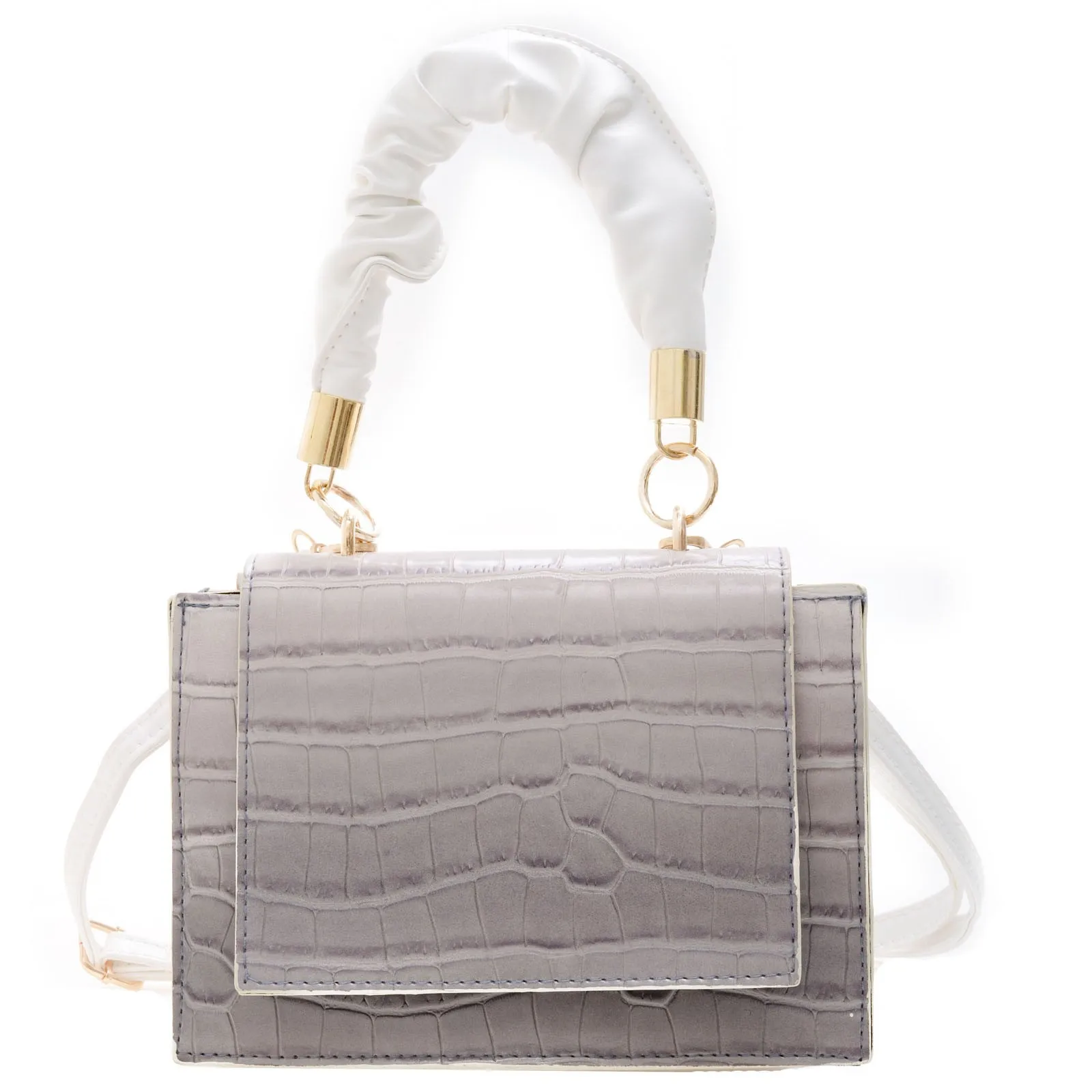 Женская сумка через плечо с узором крокодиловая кожа кожаные сумки из