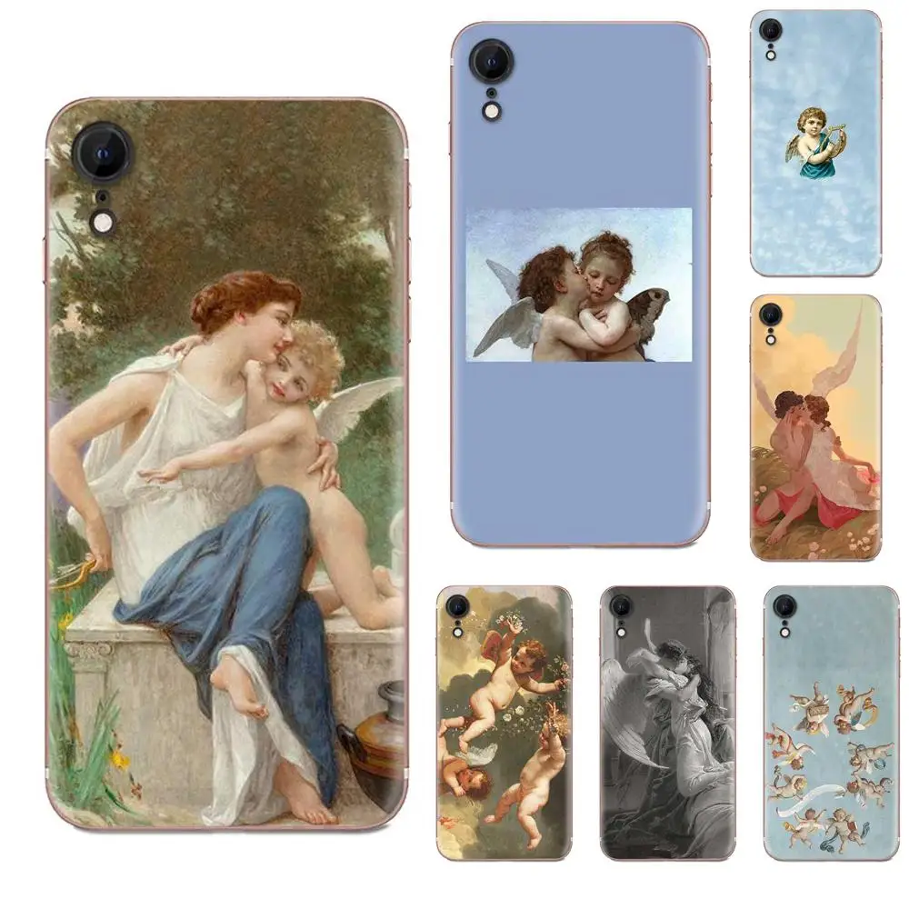 TPU Модный чехол для мобильного телефона Angel Cupid Art Для Huawei Honor Mate Nova Note 20 20s 30 5 5I 5T 7C 8A