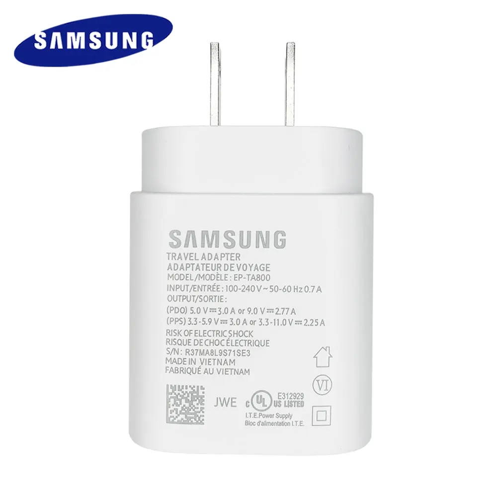 Samsung Note 10 супер быстрое зарядное устройство PD PSS 25 Вт адаптер питания для быстрой