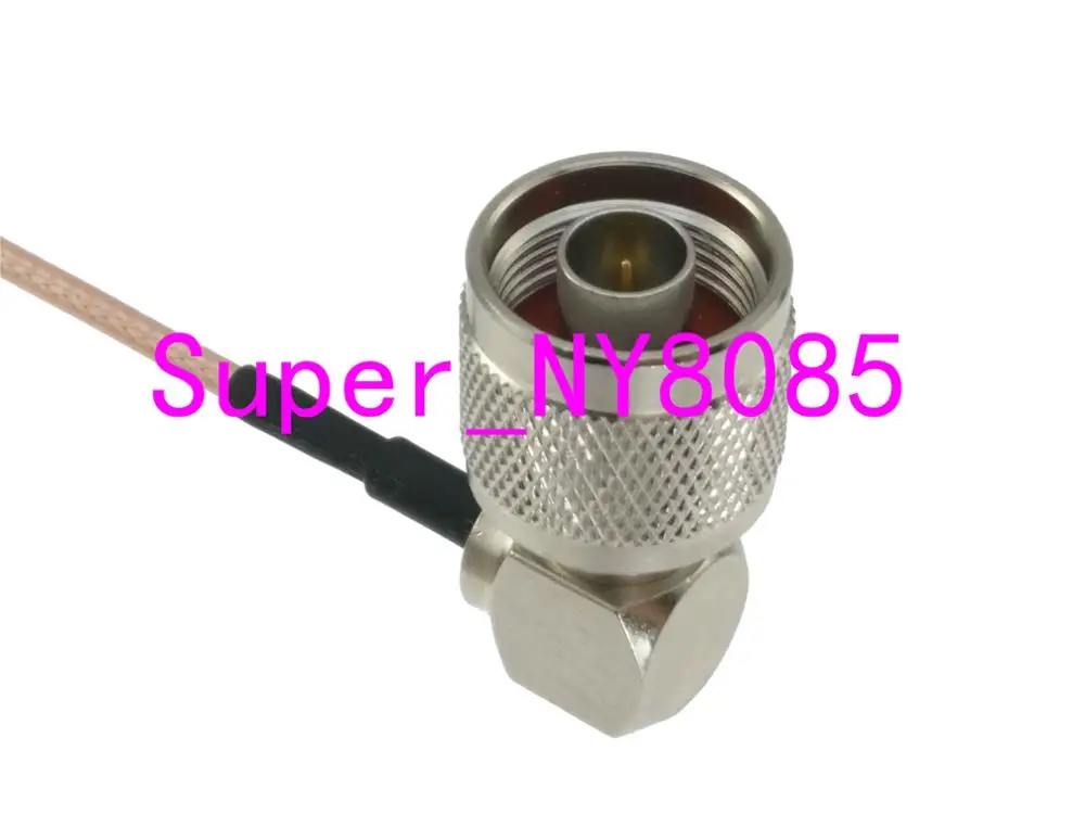 

Cable N male plug Right angle to SMA Female Jack Bulkhead Straight RG316 RF Jumper pigtail 4inch~10M
