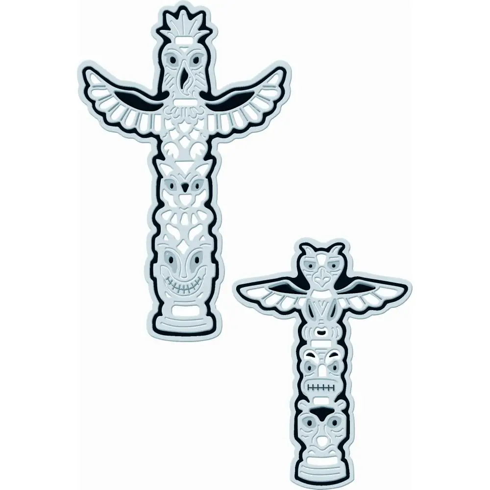 

Totem Poles Metal Cutting Die New Arrival 2021 Diy Molds Scrapbooking Paper Making Cuts Crafts Template Handmade Card