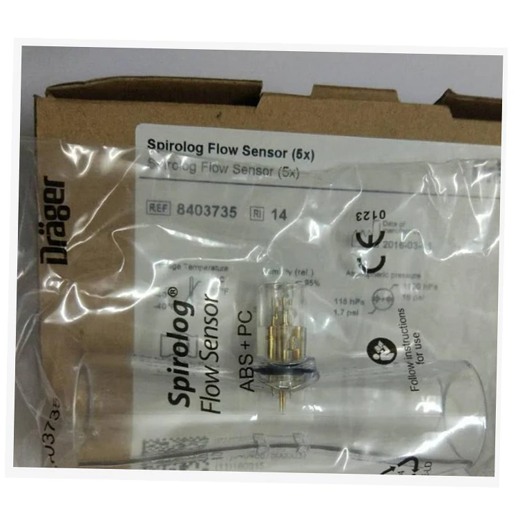 Оригинальный датчик расхода Drager Spirolog 8403735 6871980 для вентилятора Savina, 5 шт.кор. (art.: 3920cfb59a78b) - 3920cfb59a78b