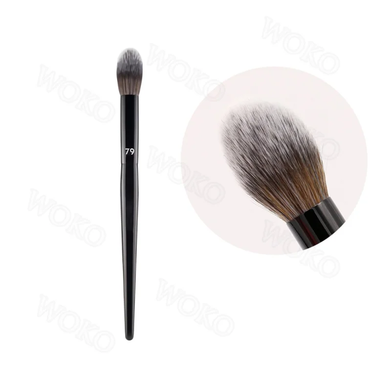 

Новая Профессиональная Кисть для контура лица, носа, профессиональная кисть для скульптурирования контура, Кисть для макияжа с черной ручк...