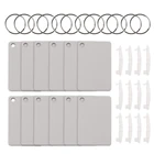 Брелок для ключей 83XC, из дерева, с двойной печатью, белого цвета