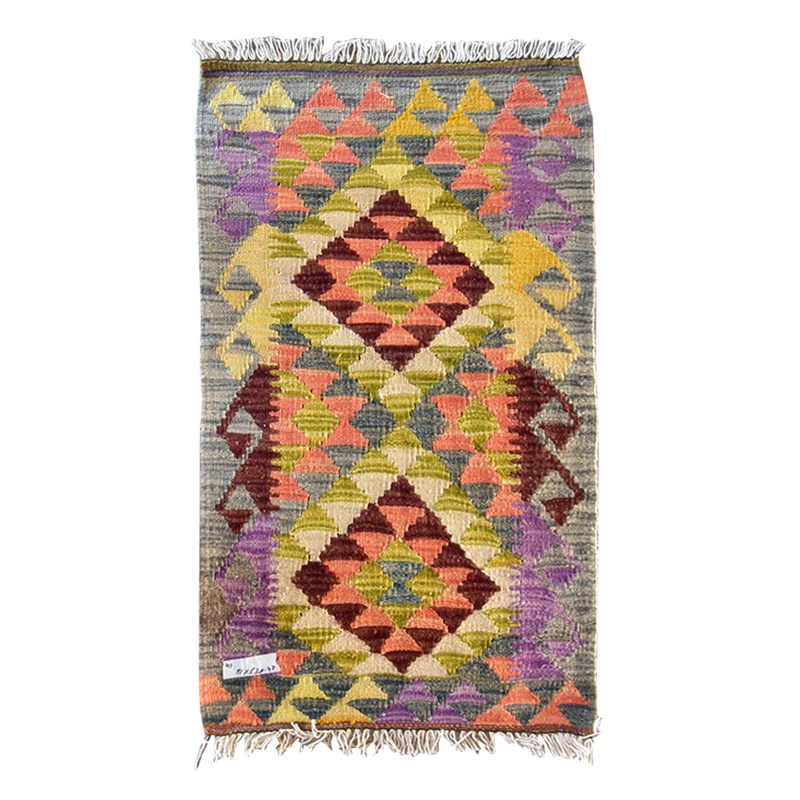 

KILIM AFGHANISTAN SMALL BLOCK TEA TABLE SOFA CABINET HALLWAY TEA TABLE GEOMETRY A THIN DECORATION BLANKET PAD GC195KLIYG28