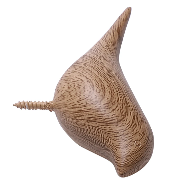 3D креативные настенные декоративные крючки для пальто одинарные спальни (дерево)