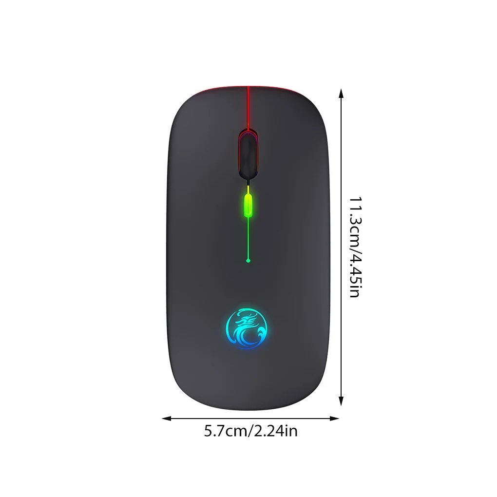 Rechargeable Wireless Mouse Computer Ergonomic Usb Silent Mause With Backlight RGB Mice For Laptop PC | Компьютеры и офис