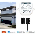 Сенсор для гаражной двери открывалка контроллер пульт дистанционного управления Wi-Fi переключатель Tuya Smart Life приложение для оповещения работает с Google Home Alexa домашняя Автоматизация
