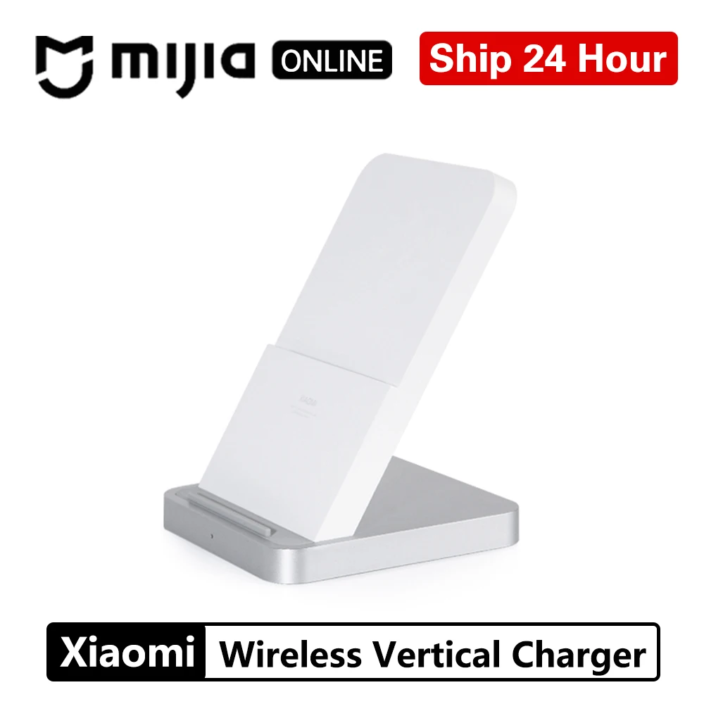 Оригинальное беспроводное зарядное устройство Xiaomi вертикальное с воздушным