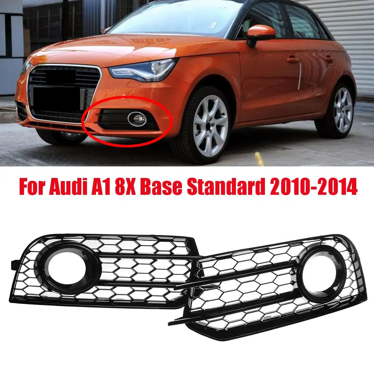 

Высококачественная передняя противотуманная фара A1, решетка, крышка противотуманной фары, Нижний Бампер светильник крышка решетки радиато...