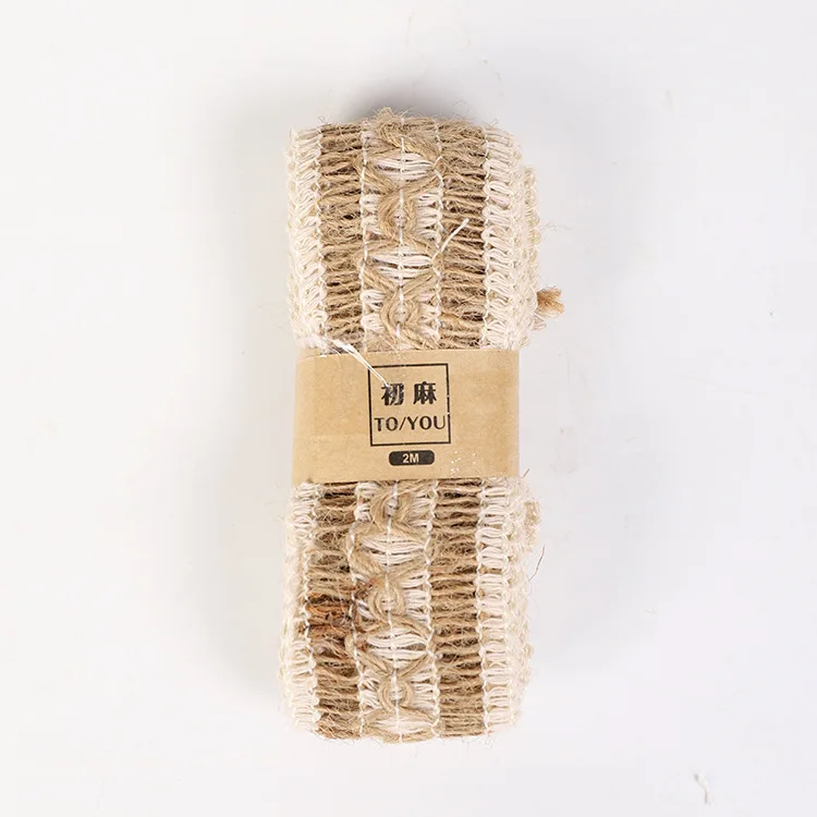 2 м/ролл натуральный вечерние Свадебная лента для упаковки подарков из