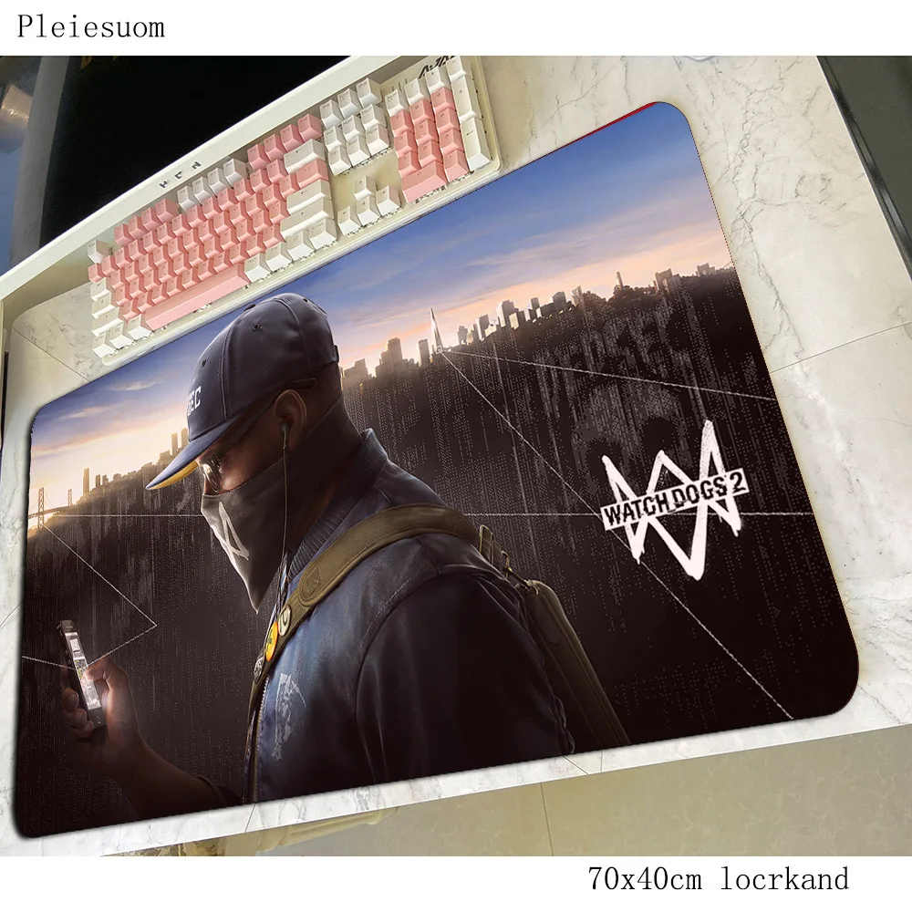 Коврик для мыши watch dogs 2, профессиональный геймерский коврик для мыши 700x400x3 мм padmouse Indie Pop, эргономичный коврик для мыши, коврики для офисного стола