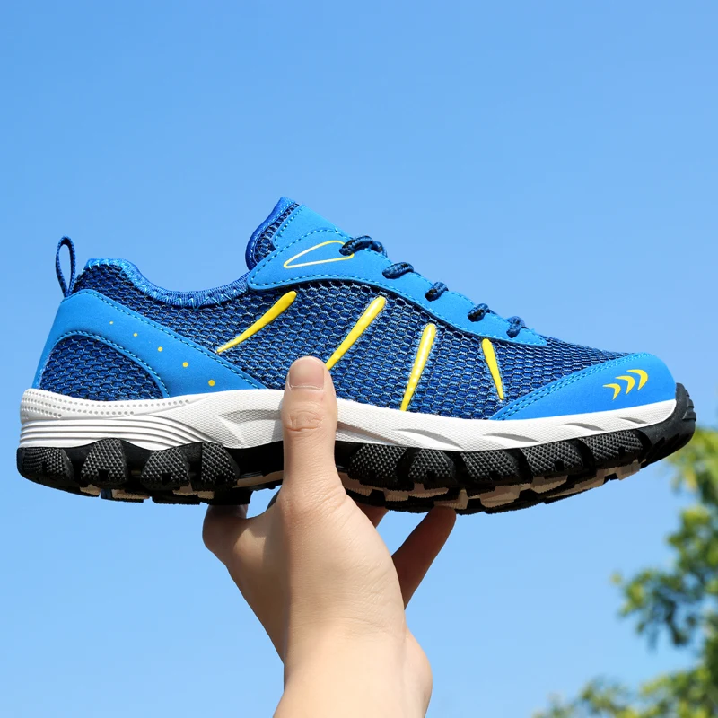 

Spring and Summer New 2021 Mesh Low-top Large Size Hiking Shoes Outdoor Men's Leisure