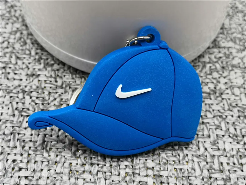 1031 Мини силиконовый милый брелок Nikes cap Форма брелок для женщин мужчин детей подарок брелок баскетбольные кроссовки Porte Clef - Цвет: 1031