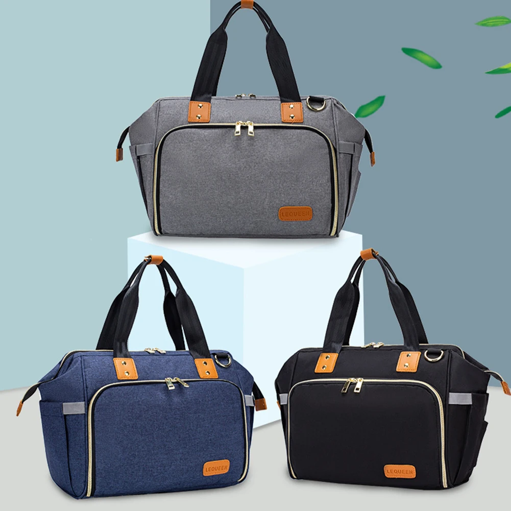 

Mommy Baby Diaper Shoulder Bag Multifunctional Folding Crossbody Bag Large Capacity Nappy Maternity Care Pregnant Nursing Bags