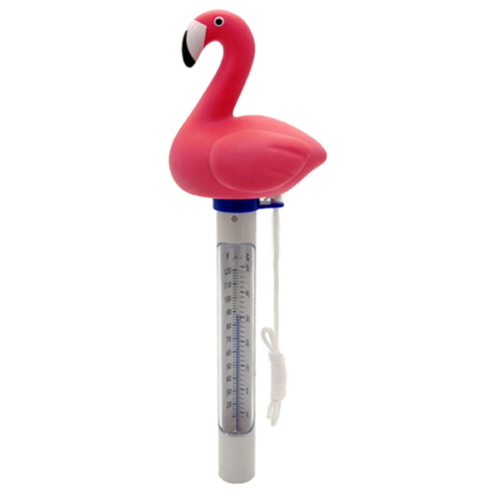 

Pool Floating Thermometer Pond Water Temperature Gauge Cute Cartoon Flamingo Shaped for Outdoor Indoor Swimming Pools, Spas