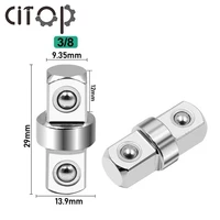 citop 1pcs universal 38 extension wrench sleeve adapter drive socket chrome vanadium steel wrench sleeve joint converter