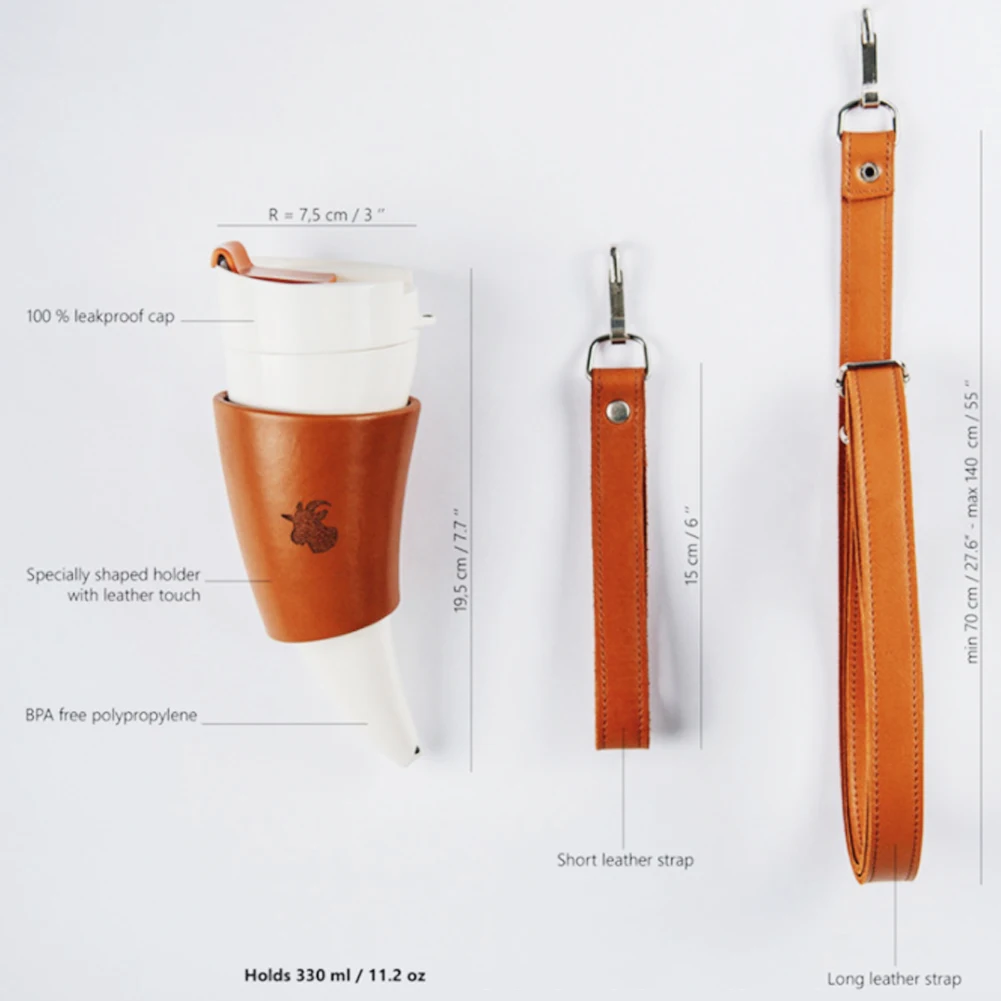 230 мл вакуумные фляжки из нержавеющей стали Термокружка с козьим рожком кофе чая