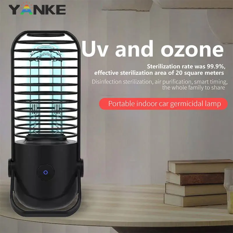 Youpin Xiaoda Poratble USB UVC бактерицидная озонирующая настольная лампа для стерилизации