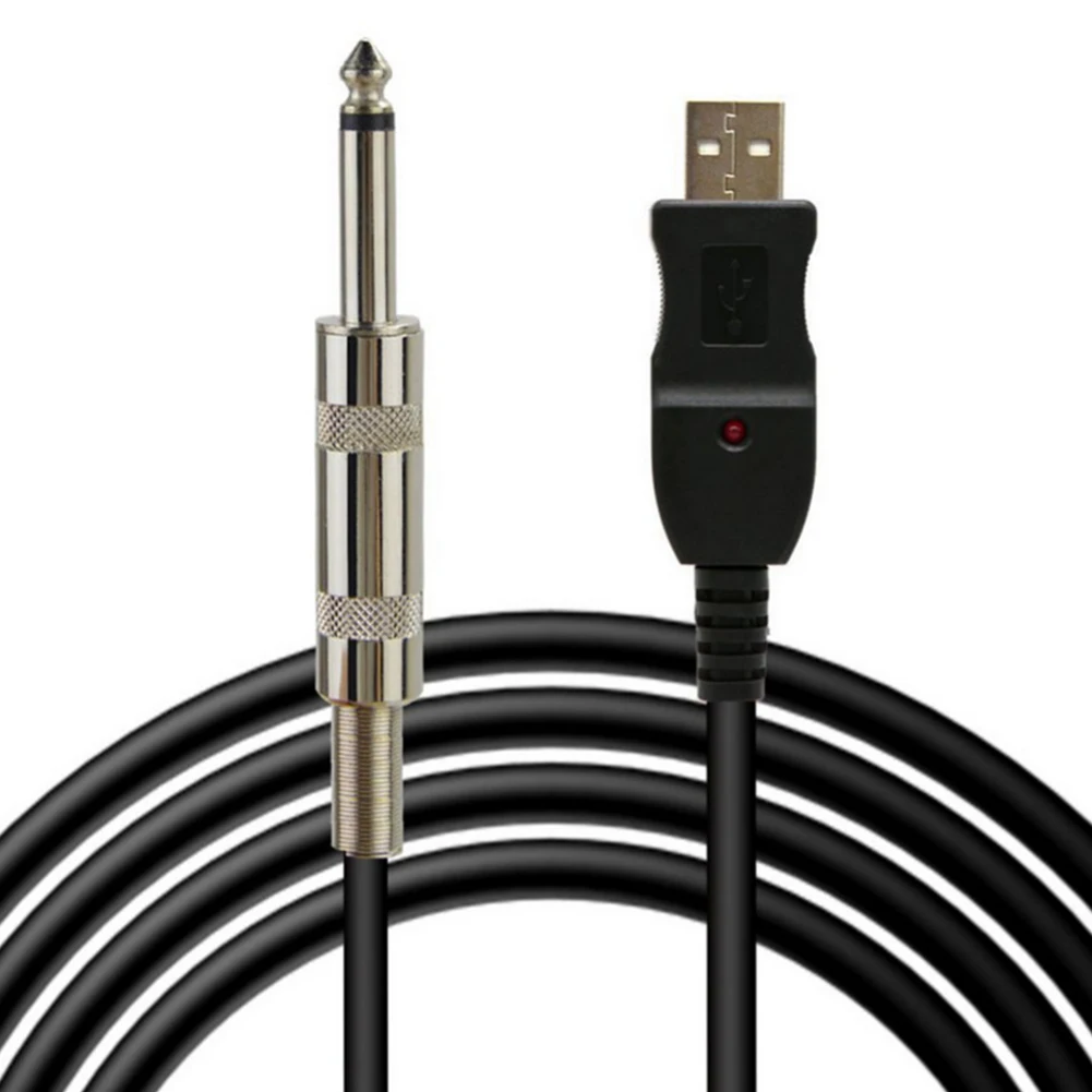 Bass USB к XLR 6 3 мм разъем прочные аксессуары для гитары компьютерный плеер аудио