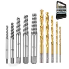 5 шт.компл. удобное кобальтовое левое сверло, набор экстракторов сломанных болтов и поврежденных винтов с металлическим чехлом для сбора инструментов