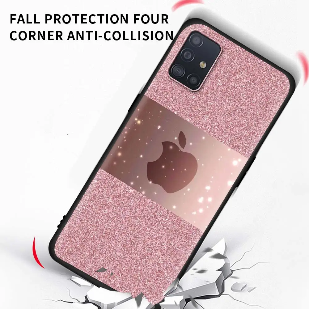 

Pink Princess Queen Phone Case For Samsung Galaxy A51 A71 A21S M31 M31s M30s A31 A41 A11 A01 M51 Soft Matte Coque Back Cover