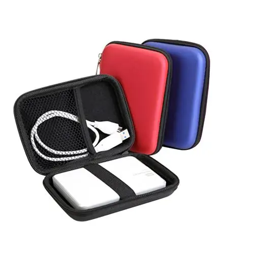 

1 pc Portable EVA & Nylon Hard Disk Carry Case Bag for Hard Disk/Power Bank/Cable/Earphones External Storage Hard Drive Bags