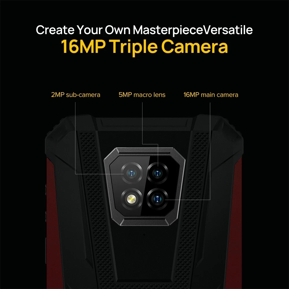 Ulefone Armor 8 Pro Waterproof Mobile Phone 6GB+128GB Android 11 Rugged Smartphone 5580mAh Helio P60 Octa Core NFC OTG Cellphone