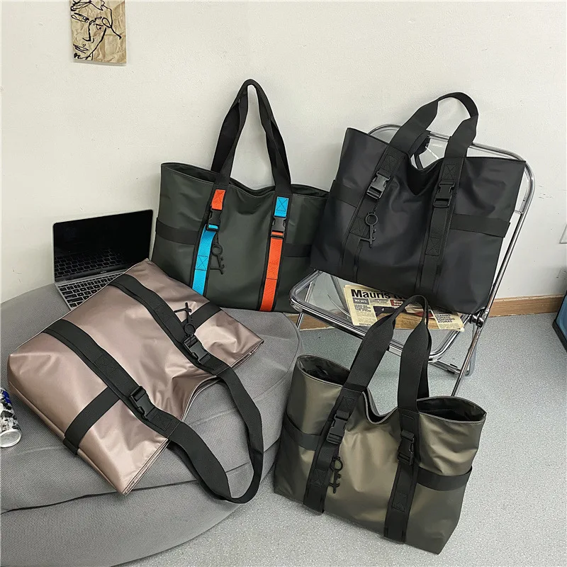 

New Messenger Travel Bag Oxford Cloth Handbag Short-distance Luggage Bag Female Simple Bag Gym Bag Male Waterproof Multi-purpose