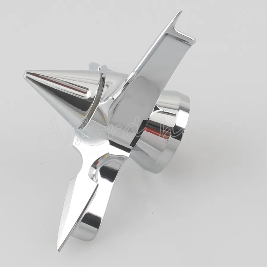 1 пара хромированные передние лезвия из АБС пластика вращающаяся ось колпачок
