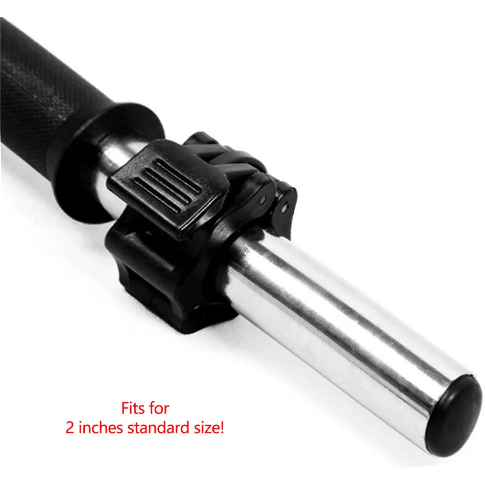 2 шт. ошейники для штанги быстроразъемный нескользящий зажим 1- дюймов диаметр