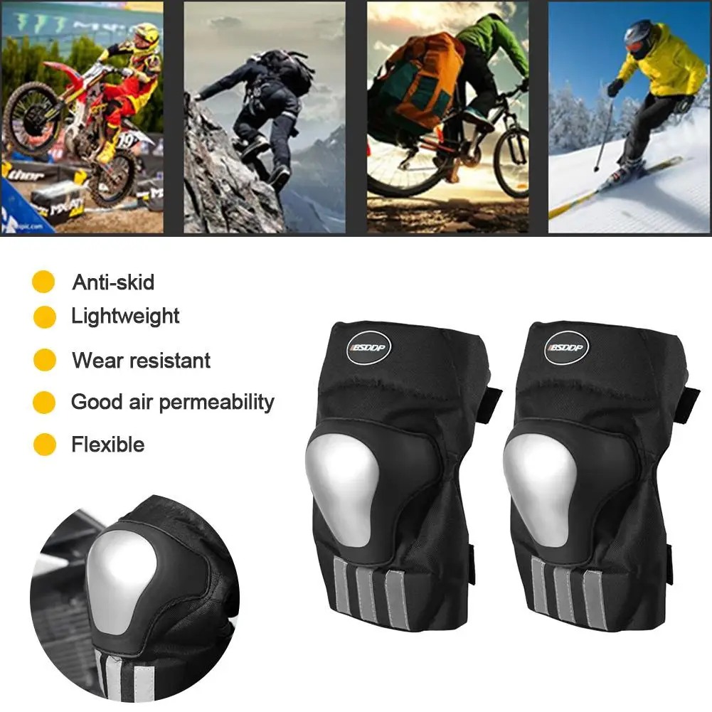 

2PCS/Set Knee Pads Guard Gear Protective Breathable Anti-fall Riding Leggings Knight Four Seasons Equipment Knee Pads Guard