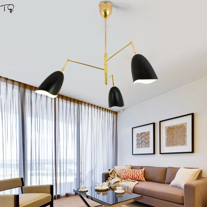 Modern Nordic Chandelier Light Metal Industrial Claw Shape Led Creative Individual Living Room Restaurant Studio Bedroom Study | Освещение