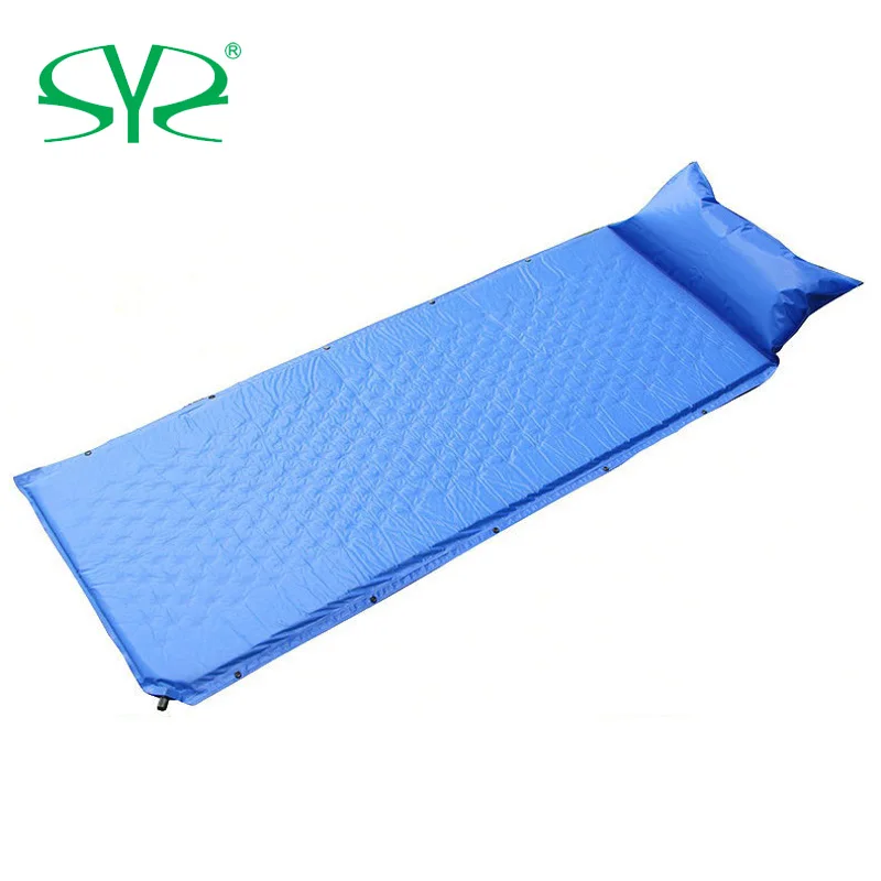 Самонадувающийся матрас подушка спальный мешок коврик влагостойкий кемпинг с