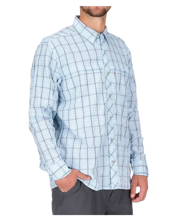 Men Fishing Shirt LS Plaid Fast Dry UPF50 UV Shirts Clothing Mens Camisa Masculina Plus USA Size L-2XL | Спорт и развлечения