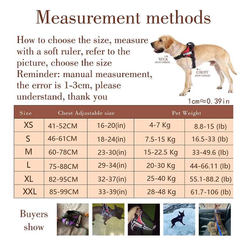 

Personalized Pet Dog Harness With Handle NO Pull Reflective Adjustable Vest ID Custom Patch Outdoor Walking For Dog Supplies