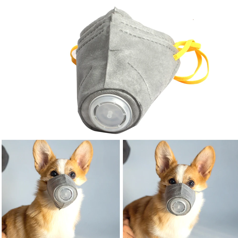 3 шт. регулируемый ремень собак защитный Намордник-маска Корректируемый дышащий