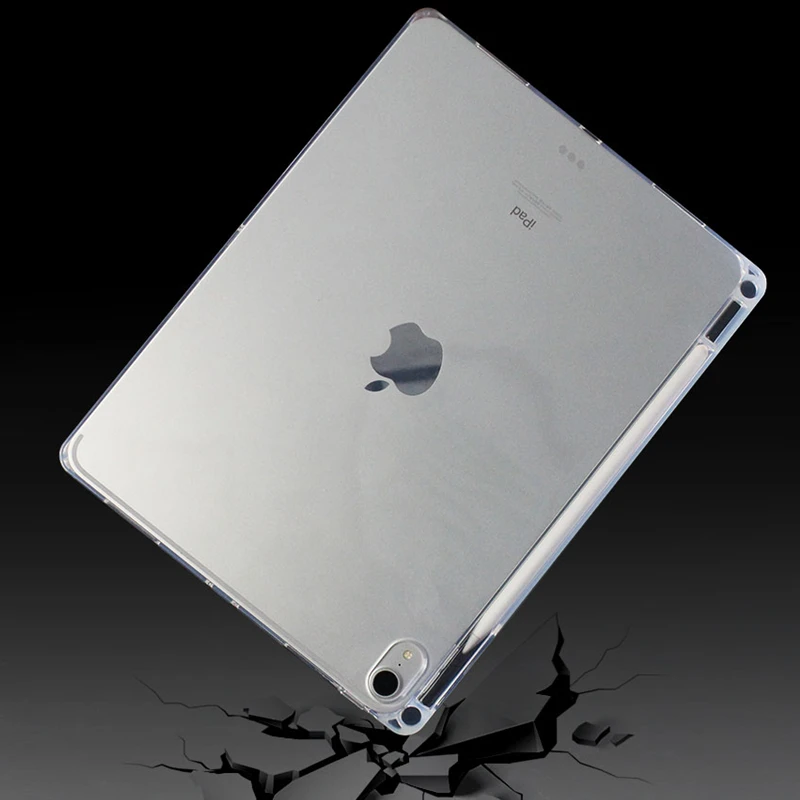 Case for iPad Pro 11 inch 2020 Cover Transparent Clear TPU Silicon Tablet Air 2/1 9.7 2018 10.5 Mini Funda | Компьютеры и офис