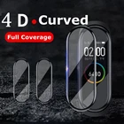 Защитная пленка для xiaomi mi band 56, полное покрытие, изогнутые края, устойчивая к царапинам