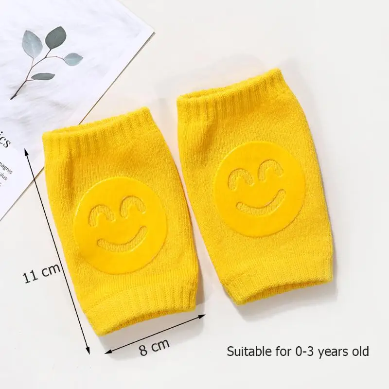 Детские носки налокотники для малышей наколенники ползания с улыбкой