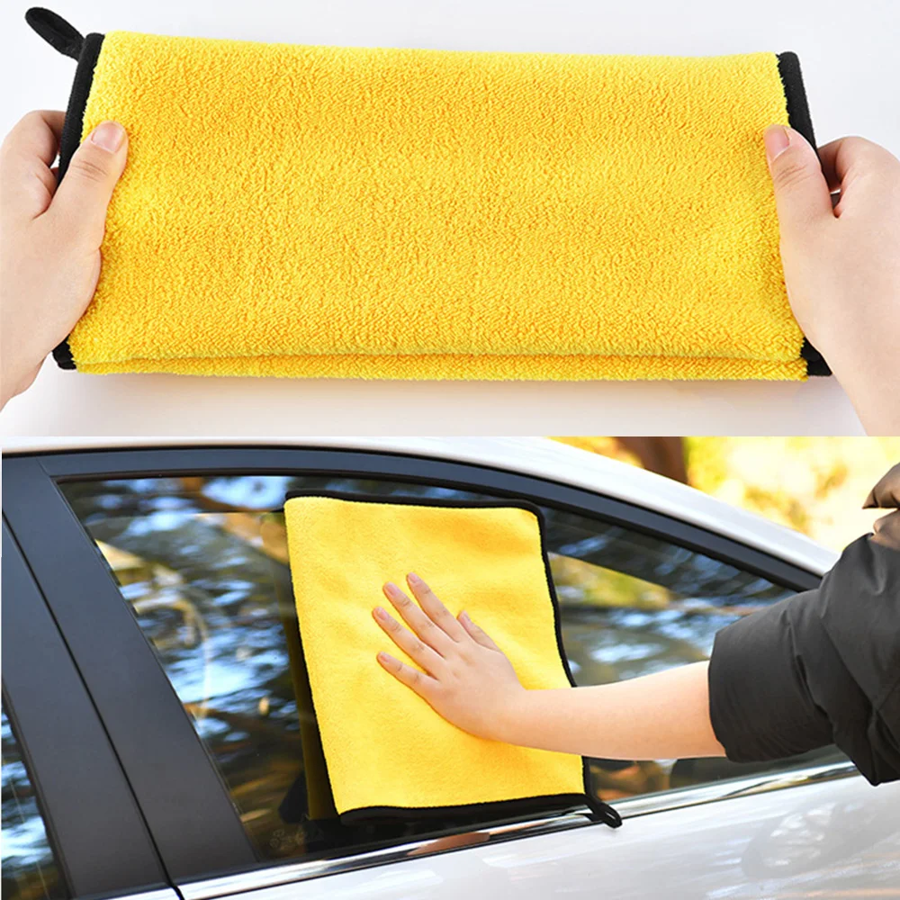 

600GSM Super Absorption Car Wash Microfiber Towel Home Appliances Glass Cleaning Washing Clothes With High Density Coral Velvet