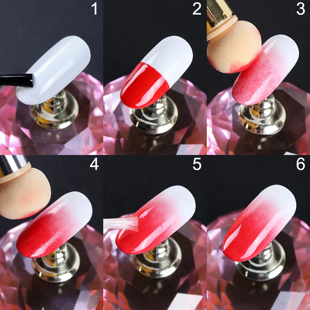 

Nail Brush Set Gradient Sponges Nail Art Brushes Pen Acrylic Gel Glitter Powder Picking Dotting Tools Manicure #945-1
