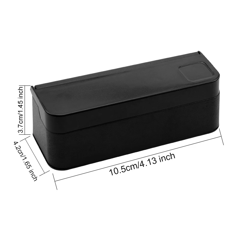 

New Plastic Car Organizer Car Euro Coin Case Money Container Stowing Tidying Auto Coin Holder Storage Box Interior Accessories